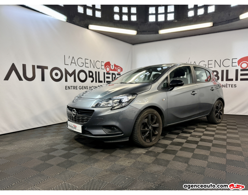 Achat voiture occasion, Auto occasion pas cher | Agence Auto Opel Corsa 1.4 TURBO 100CH BLACK EDITION Gris Année 2019 Manuelle Essence