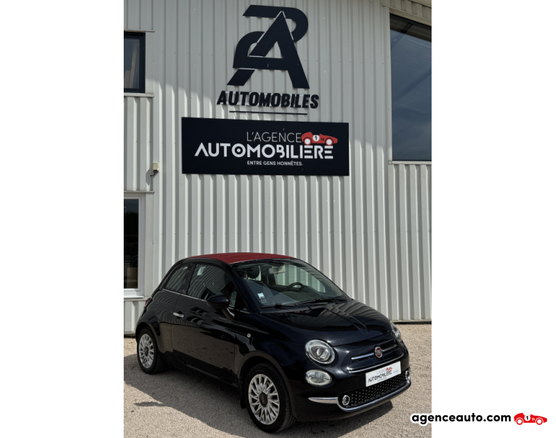 Gebrauchtwagenkauf, Günstige Gebrauchtwagen | Automobilienagentur Fiat 500 1.2 - 69cv LOUNGE Noir Jahr 2016 Manuelle Essence