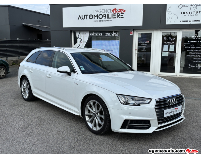 Compra de Carros Usados, Carros Usados Baratos | Auto Immo Audi A4 Avant 3.0 V6 TDI 218 ch DESIGN LUXE S TRONIC 7 - Pack S LINE EXT Blanc Ano 2016 Automatique Diesel