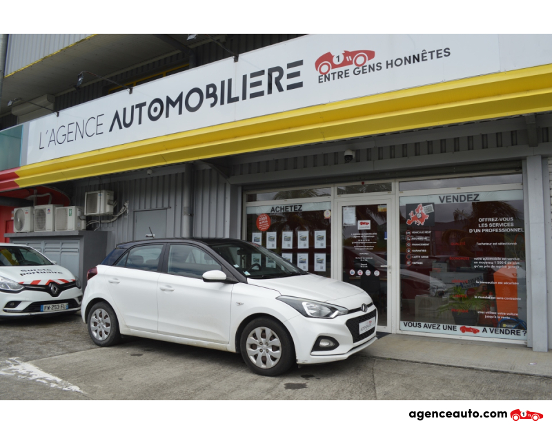 Achat voiture occasion, Auto occasion pas cher | Agence Auto Hyundai i20 1.2 84ch Intuitive Euro6d Blanc Année 2020 Manuelle Essence