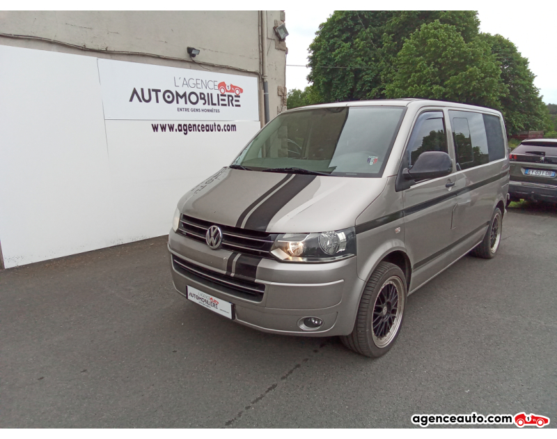 Achat voiture occasion, Auto occasion pas cher | Agence Auto Volkswagen Transporter T5 PRO CAB  2.0 TDI 140 DSG 7 Gris Année 2013 Automatique Diesel