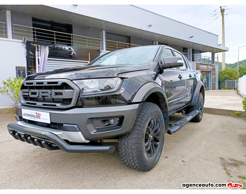 Aankoop Gebruikte Auto, Goedkope Gebruikte Auto | Agence Auto Ford Ranger RAPTOR DOUBLE CABINE 2.0 TDCI 215 RAPTOR 4X4 BVA Noir Jaar 2022 Automatique Diesel