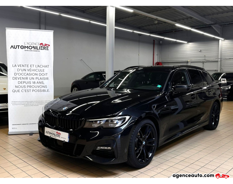 Compra de Coches Usados, Coches Usados Baratos %'|'% Agence Auto Bmw Série 3 Touring TOURING 320D XDRIVE 190 M SPORT BVA8 Noir Año 2021 Automatique Hybride