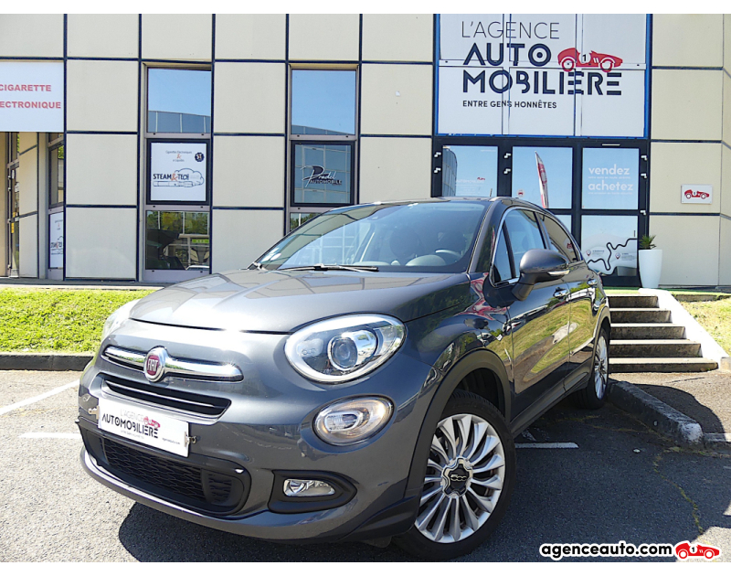Achat voiture occasion, Auto occasion pas cher | Agence Auto Fiat 500X 1.4 MULTIAIR 140 LOUNGE Gris Année 2016 Manuelle Essence