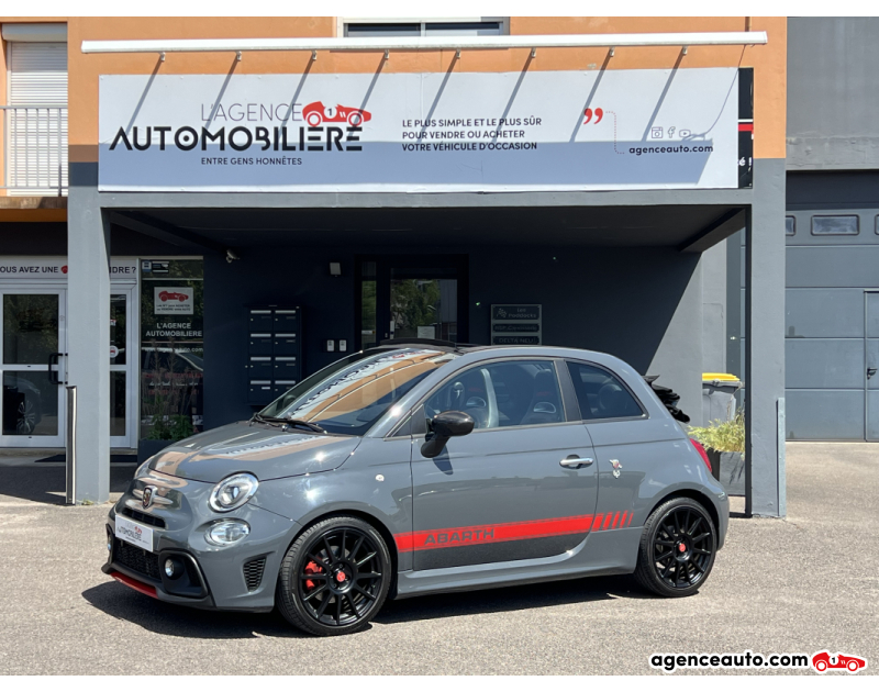 Achat voiture occasion, Auto occasion pas cher | Agence Auto Abarth 500 Xsr Yamaha édition LIMITÉE 695 165 CV Gris Année 2018 Automatique Essence