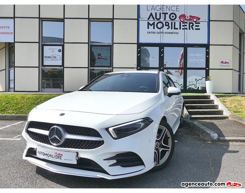 Compra de Carros Usados, Carros Usados Baratos | Auto Immo Mercedes Classe A 180d AMG LINE 7G-DCT Blanc Ano 2018 Automatique Diesel