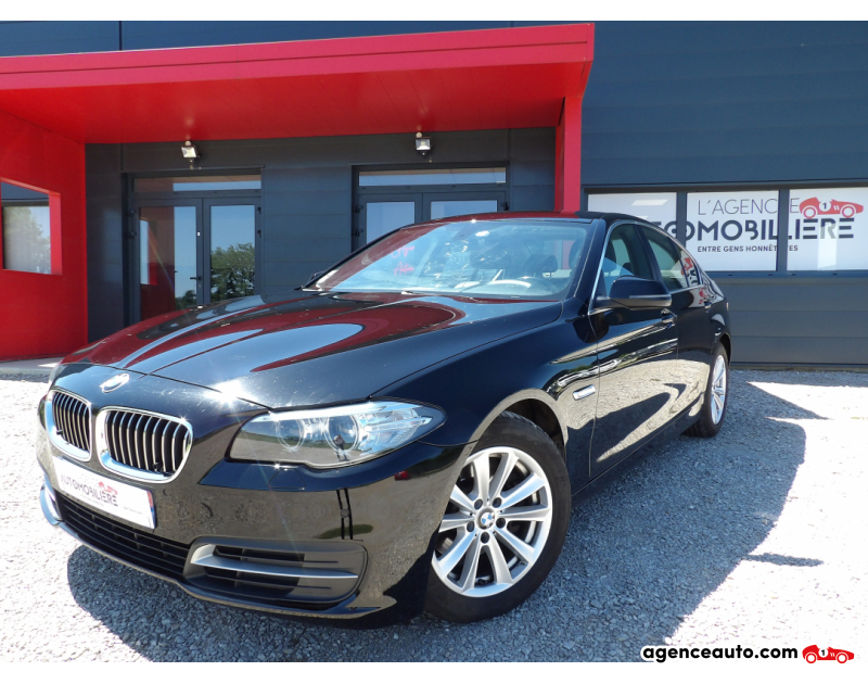 Achat voiture occasion, Auto occasion pas cher | Agence Auto Bmw Série 5 518D 150 LOUNGE PLUS BVA8 Noir Année 2016 Automatique Diesel