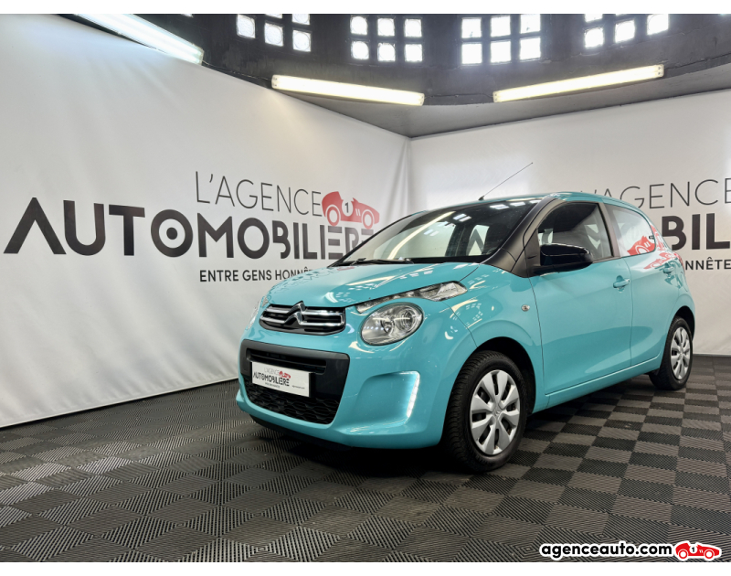 Achat voiture occasion, Auto occasion pas cher | Agence Auto Citroen C1 1.0 VTI 68 FEEL 5P (1ère main) Bleu Année 2017 Manuelle Essence