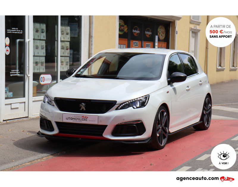 Aankoop Gebruikte Auto, Goedkope Gebruikte Auto | Agence Auto Peugeot 308 GTI Ph.II 1.6 THP 263 BVM (Stage 1, CarPlay) Blanc Jaar 2018 Manuelle Essence