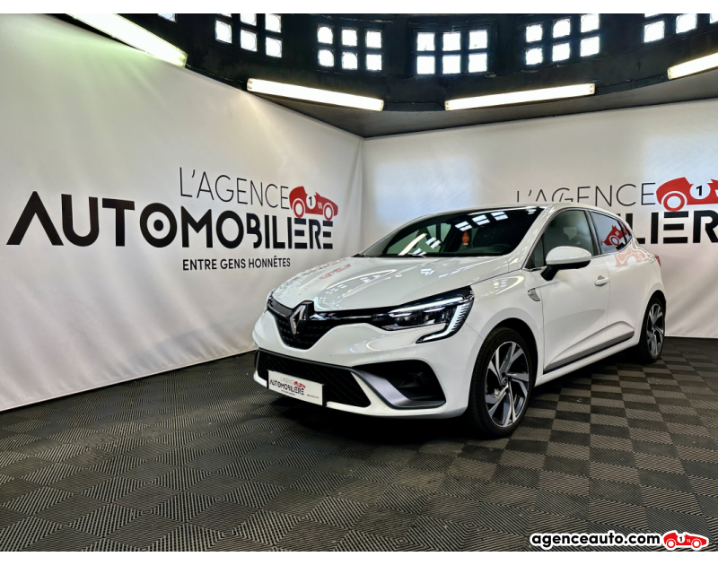 Achat voiture occasion, Auto occasion pas cher | Agence Auto Renault Clio V 1.3 TCE 130 FAP RS LINE EDC Blanc Année 2019 Automatique Essence