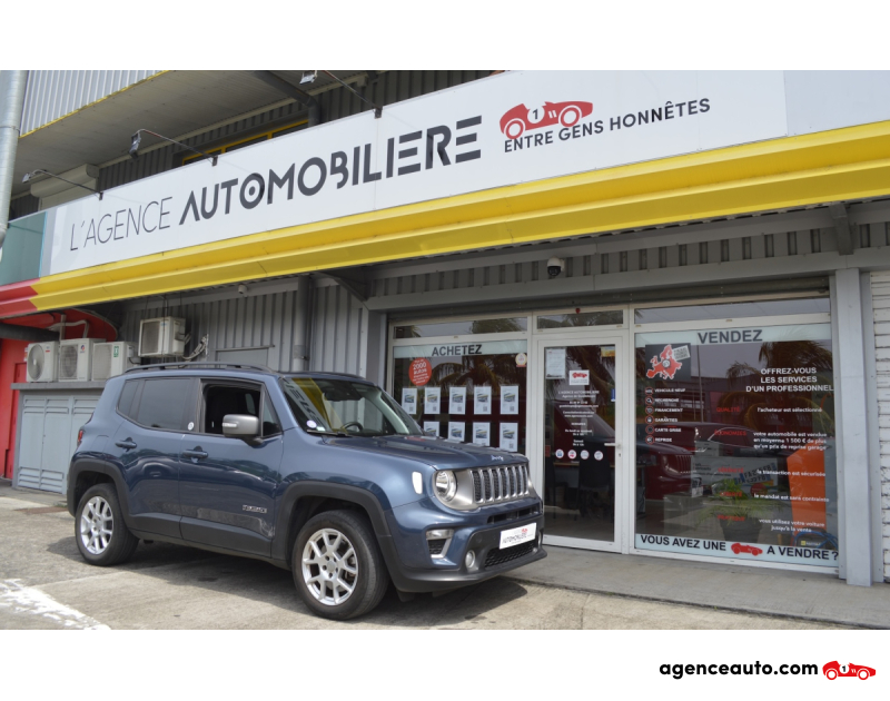 Compra de Coches Usados, Coches Usados Baratos %'|'% Agence Auto Jeep Renegade 1.3 GSE T4 190ch 4xe Central Park Bleu Año 2021 Automatique Hybride