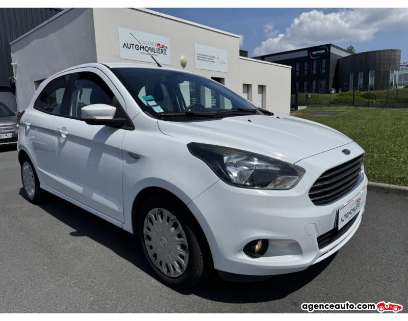 Achat voiture occasion, Auto occasion pas cher | Agence Auto Ford Ka+ 1.2 Ti-VCT 70 ESSENTIAL / COURROIE OK Blanc Année 2017 Manuelle Essence
