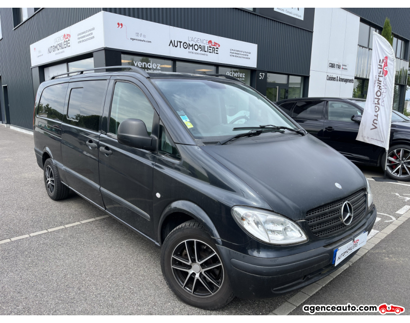 Gebrauchtwagenkauf, Günstige Gebrauchtwagen | Automobilienagentur Mercedes Vito (639) 115 CDI 2.1 150CV COMBI LONG Noir Jahr 2006 Automatique Diesel