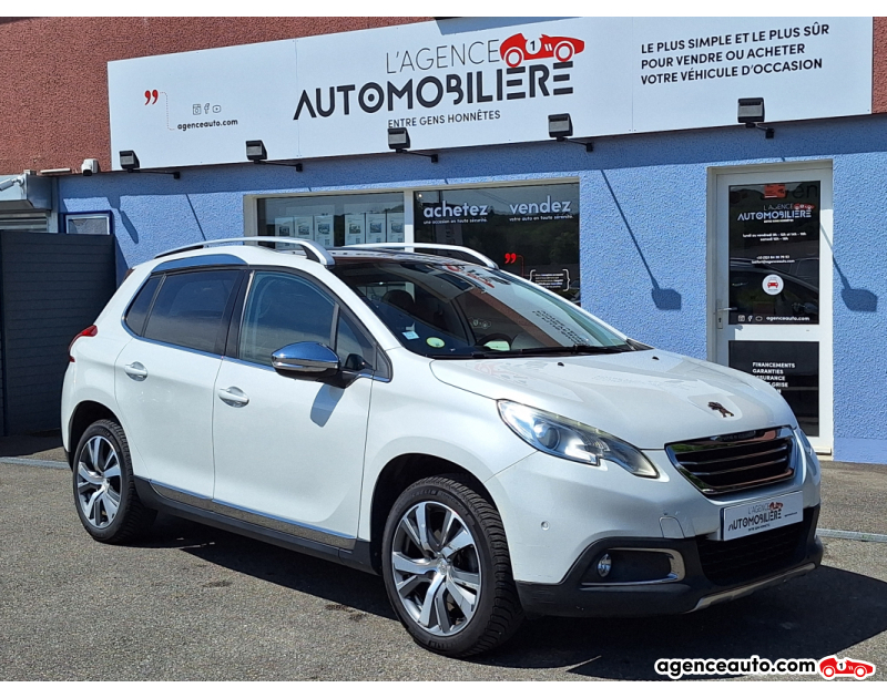 Aankoop Gebruikte Auto, Goedkope Gebruikte Auto | Agence Auto Peugeot 2008 1.6 e-HDI 115 cv Féline Titane 1ère main Blanc Jaar 2013 Manuelle Diesel