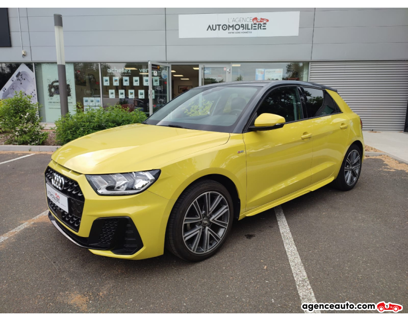 Achat voiture occasion, Auto occasion pas cher | Agence Auto Audi A1 Sportback 25 TFSI 95 S Line Jaune Année 2019 Manuelle Essence