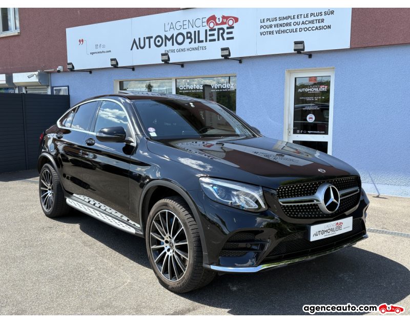 Achat voiture occasion, Auto occasion pas cher | Agence Auto Mercedes Classe GLC coupé 350e 211+116ch Sportline 4 Matic 7G-Tronic plus Noir Année 2017 Automatique Hybride rechargeable