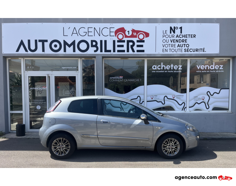 Compra de Coches Usados, Coches Usados Baratos %'|'% Agence Auto Fiat Punto 1.3 MJT EASY BUSINESS 75 CV Gris Año 2013 Manuelle Diesel