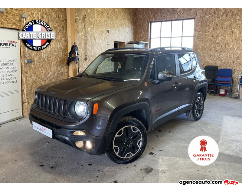 Achat voiture occasion, Auto occasion pas cher | Agence Auto Jeep Renegade 2.0 CRD 4WD S&S 170 cv Gris Année 2016 Automatique Diesel
