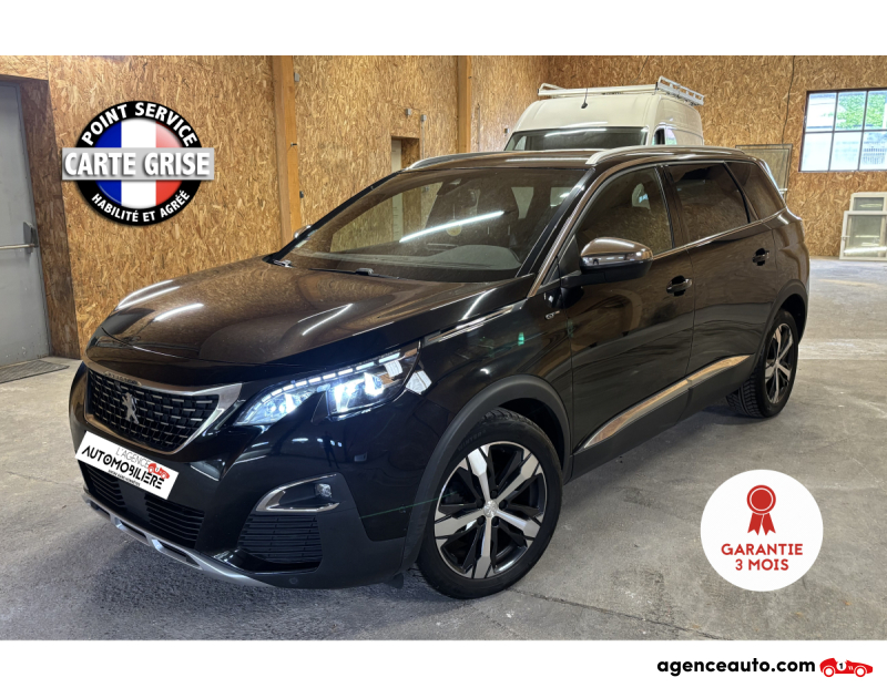 Acquisto Auto Usate, Auto Usate Economiche | Agenzia Automobiliare Peugeot 5008 2.0 BlueHDi EAT8 GT 180 cv Noir Anno 2019 Automatique Diesel