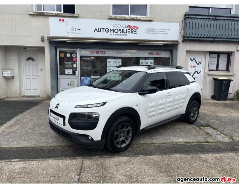 Achat voiture occasion, Auto occasion pas cher | Agence Auto Citroen C4 Cactus 1.6 BlueHDi 100 cv - Business Blanc Année 2015 Manuelle Diesel