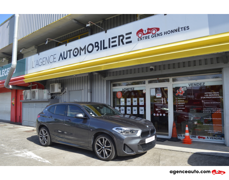 Achat voiture occasion, Auto occasion pas cher | Agence Auto Bmw X2 SDRIVE 18I 136 M SPORT DKG7 Gris Année 2021 Automatique Essence