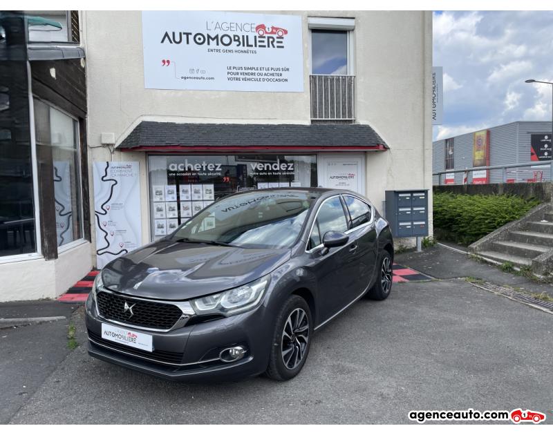 Achat voiture occasion, Auto occasion pas cher | Agence Auto Citroen DS4 BE CHIC 1.6 BLUEHDI 120 CH BVM6 Gris Année 2016 Manuelle Diesel