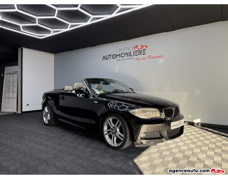 Achat voiture occasion, Auto occasion pas cher | Agence Auto Bmw Série 1 (E88) (2) CABRIOLET 120D 177 SPORT DESIGN Noir Année 2011 Manuelle Diesel