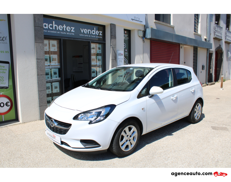 Aankoop Gebruikte Auto, Goedkope Gebruikte Auto | Agence Auto Opel Corsa 1.3 CDTI 75 EDITION ( Climatisation, Roue de secours, Moteur à chaîne..) Blanc Jaar 2015 Manuelle Diesel