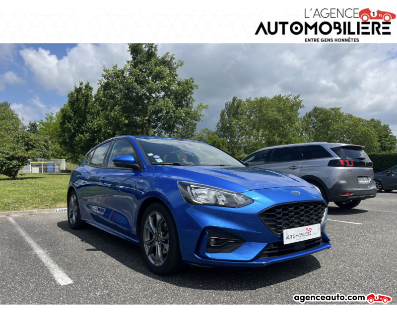 Gebrauchtwagenkauf, Günstige Gebrauchtwagen | Automobilienagentur Ford Focus 1.5 ECOBOOST ST-LINE 150CV Bleu Jahr 2019 Manuelle Essence