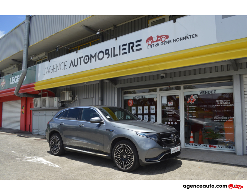Achat voiture occasion, Auto occasion pas cher | Agence Auto Mercedes EQC 400 4MATIC AMG LINE 81 KWH Gris Année 2021 Automatique Électrique