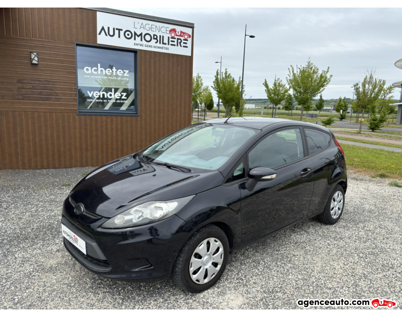 Gebrauchtwagenkauf, Günstige Gebrauchtwagen | Automobilienagentur Ford Fiesta VI 3 portes 1.6 TDCi 16V FAP ECOnetic 90 cv Noir Jahr 2009 Manuelle Diesel