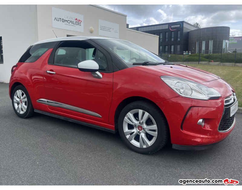 Achat voiture occasion, Auto occasion pas cher | Agence Auto Citroen DS3 1.6L HDI 90CH SO CHIC Rouge Année 2011 Manuelle Diesel