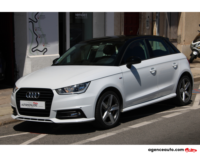 Aankoop Gebruikte Auto, Goedkope Gebruikte Auto | Agence Auto Audi A1 SPORTBACK 1.0 25 TFSI 95 ATTRACTION (Pack extérieur S Line) Blanc Jaar 2017 Manuelle Essence