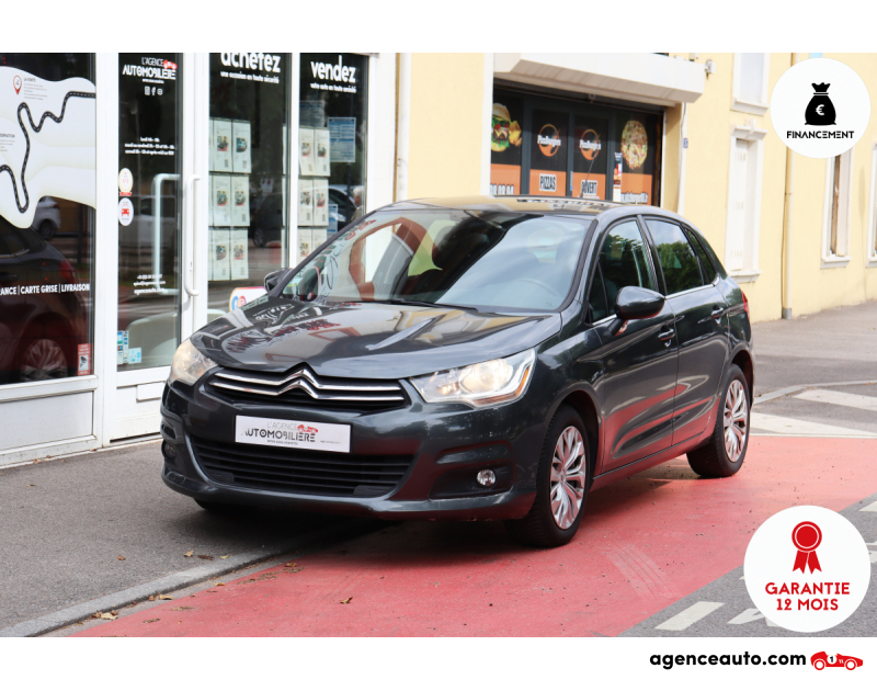Achat voiture occasion, Auto occasion pas cher | Agence Auto Citroen C4 1.6 HDi 92 Business 5PL BVM6 (Distribution à jour, Attelage, BT) Gris Année 2012 Manuelle Diesel
