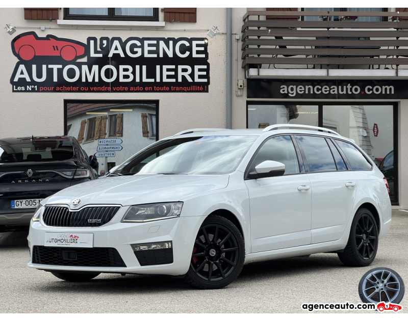 Acquisto Auto Usate, Auto Usate Economiche | Agenzia Automobiliare Skoda Octavia COMBI VI RS 2.0 tdi 184 DSG6 4x4 Blanc Anno 2016 Automatique Diesel