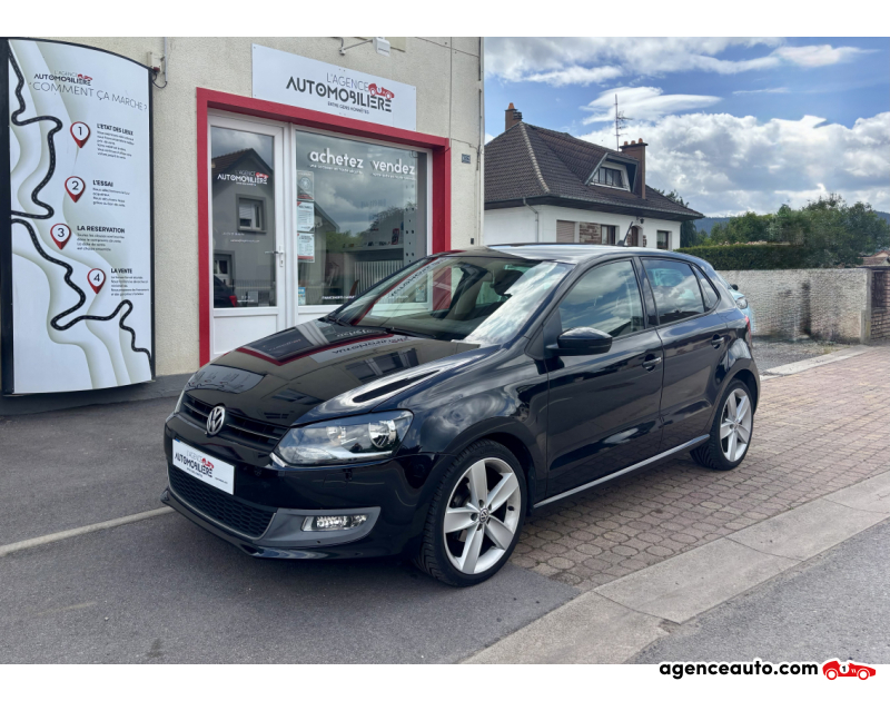 Achat voiture occasion, Auto occasion pas cher | Agence Auto Volkswagen Polo V 5 portes 1.4 i 16V 86 cv CONFORT LINE Noir Année 2009 Manuelle Essence