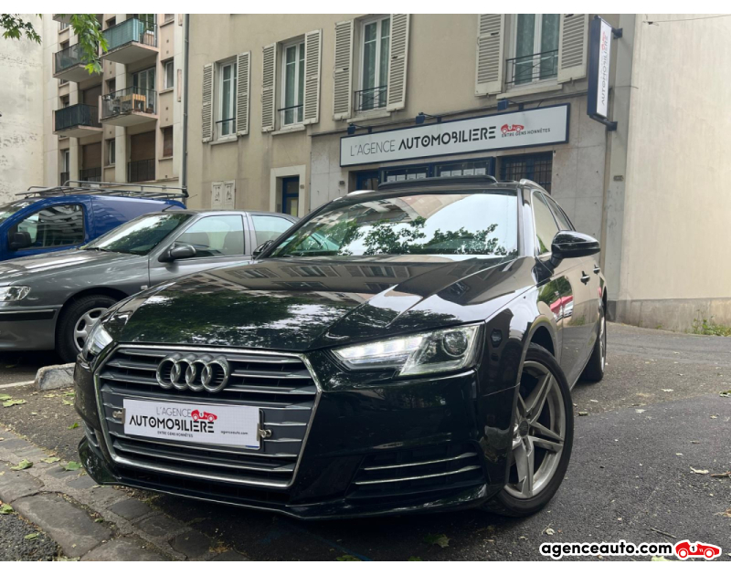 Achat voiture occasion, Auto occasion pas cher | Agence Auto Audi A4 Avant 2.0 TFSI ULTRA 190 S LINE S TRONIC Noir Année 2017 Automatique Essence