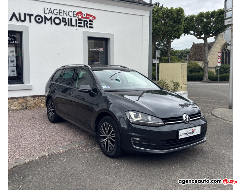 Aankoop Gebruikte Auto, Goedkope Gebruikte Auto | Agence Auto Volkswagen Golf SW 1.4 TSi 125ch Match Allstar Gris Jaar 2017 Manuelle Essence