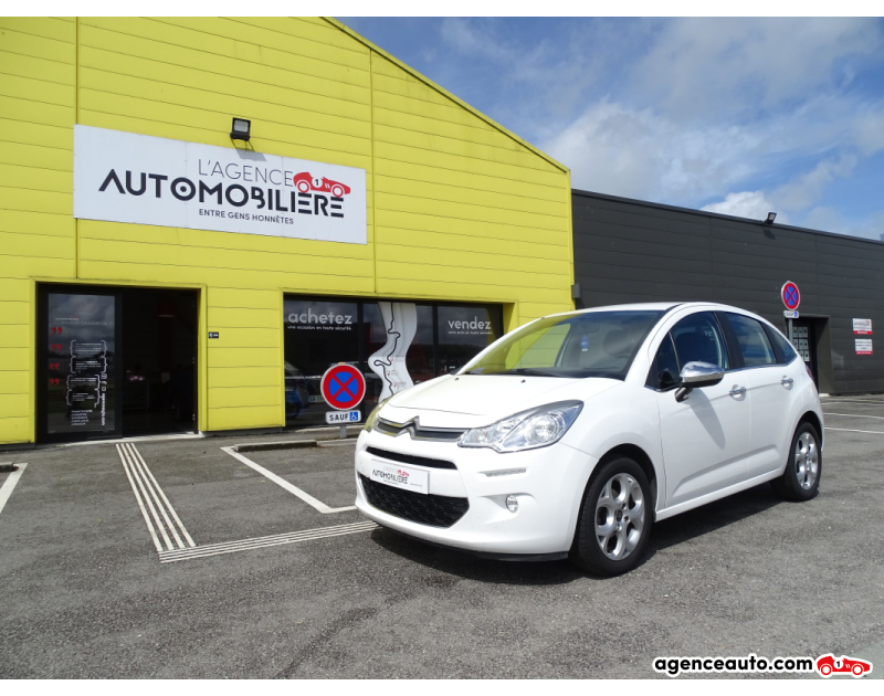 Aankoop Gebruikte Auto, Goedkope Gebruikte Auto | Agence Auto Citroen C3 1.2 l VTi 12V 82 cv MUSIC BOX Blanc Jaar 2014 Manuelle Essence