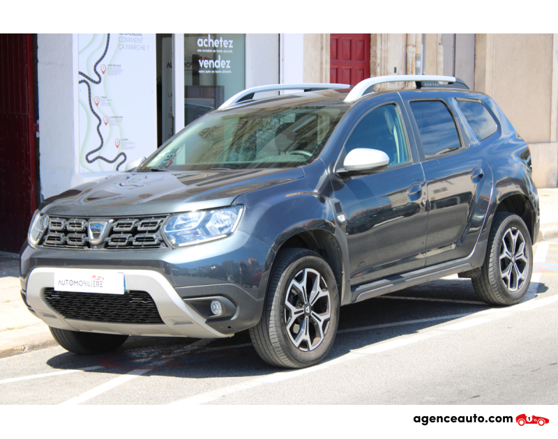 Achat voiture occasion, Auto occasion pas cher | Agence Auto Dacia Duster TCE 130 CH FAP 4x2 PRESTIGE (1 ère main, Caméra 360, ..) Gris Année 2019 Manuelle Essence