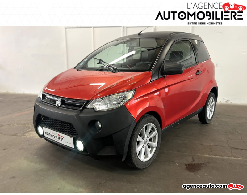 Achat voiture occasion, Auto occasion pas cher | Agence Auto Aixam Crossline Voiture sans permis Rouge Année 2017 Automatique Diesel