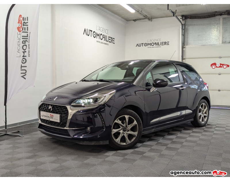 Achat voiture occasion, Auto occasion pas cher | Agence Auto DS DS 3 1.2 PURETECH 110 S&S SO CHIC EAT6 Violet Année 2019 Automatique Essence