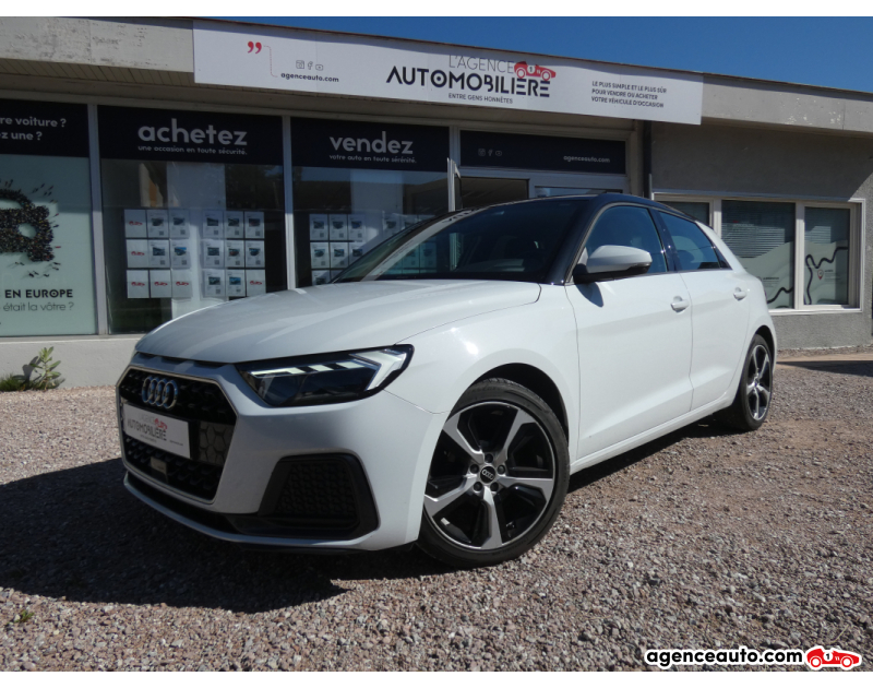 Achat voiture occasion, Auto occasion pas cher | Agence Auto Audi A1 Sportback 1.0 25 TFSI 95 ADVANCED S-TRONIC BVA Blanc Année 2021 Automatique Essence