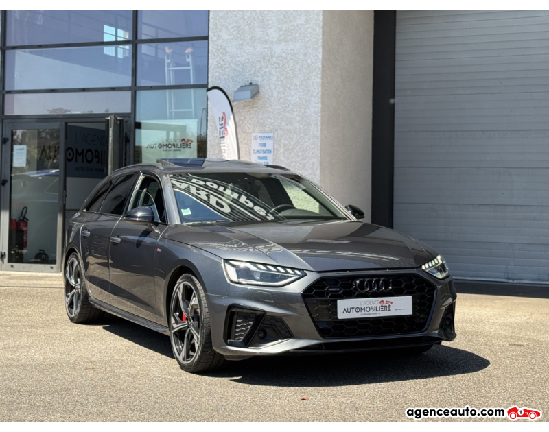 Achat voiture occasion, Auto occasion pas cher | Agence Auto Audi A4 Avant Quattro 2.0 40 TDI 204 S-tronic S Edition (toit ouvrant) Gris Année 2022 Automatique Diesel