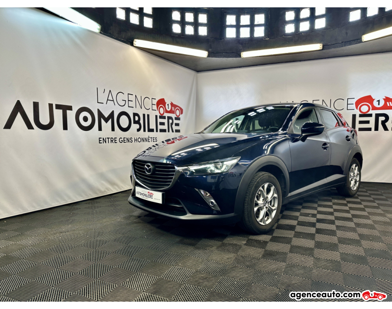 Achat voiture occasion, Auto occasion pas cher | Agence Auto Mazda CX-3 2.0 SKYACTIV-G 121 DYNAMIQUE Bleu Année 2017 Manuelle Essence