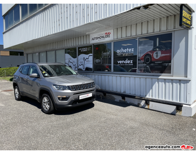 Aankoop Gebruikte Auto, Goedkope Gebruikte Auto | Agence Auto Jeep Compass II 2.0 CRD 16V 4WD S&S 140 CV BVM6 - Garantie 12 Mois Gris Jaar 2018 Manuelle Diesel