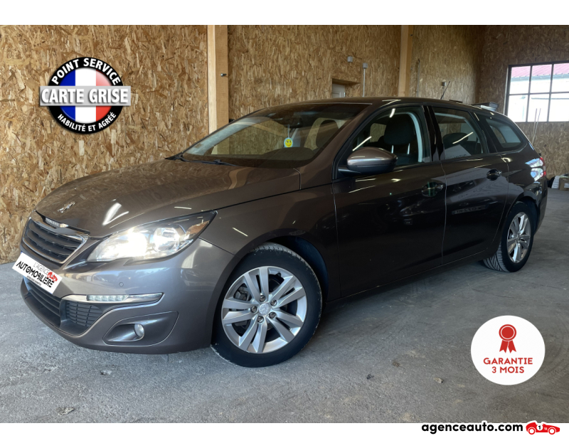 Achat voiture occasion, Auto occasion pas cher | Agence Auto Peugeot 308 SW 1.6 e-HDi S&S 115 cv ALLURE Marron Année 2015 Manuelle Diesel