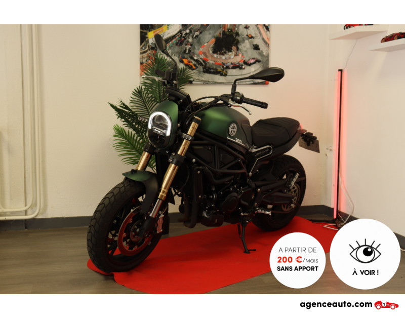 Achat voiture occasion, Auto occasion pas cher | Agence Auto Benelli Leoncino 800 Full (1ère main, Rodage + Entretien effectué...) Vert Année 2022 Manuelle Essence