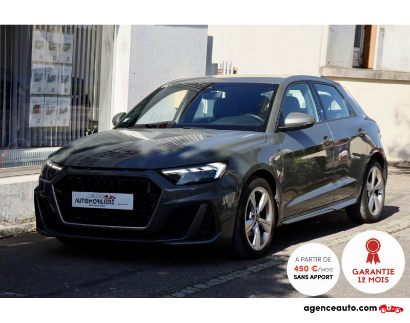 Achat voiture occasion, Auto occasion pas cher | Agence Auto Audi A1 Sportback 1.0 TFSI 116 S-Line BVM6 (Méplat, Virtual cockpit, Drive Select) Gris Année 2018 Manuelle Essence