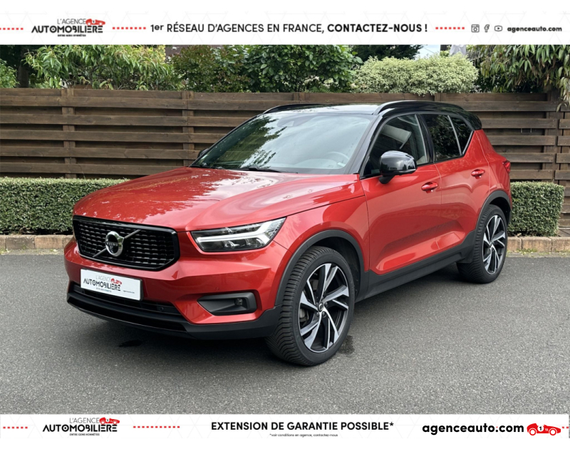 Gebrauchtwagenkauf, Günstige Gebrauchtwagen | Automobilienagentur Volvo XC40 D4 AWD ADBLUE 190 CH R-DESIGN GEARTRONIC 8 Rouge Jahr 2018 Automatique Diesel